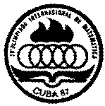 Logo de la OIM 1987